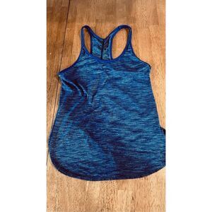 Lululemon What the Sport Singlet II Blue Tank Top SZ M